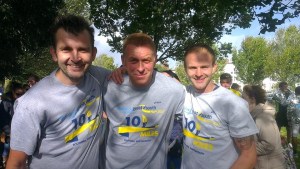 Shawn Leek, Jamie Neill and Kevin Stevens.