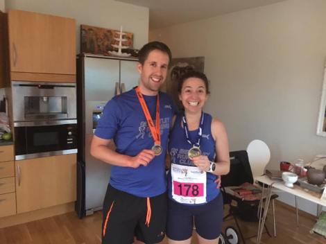 Chusa Fructuoso and Lee Clarkson after Midnight Sun