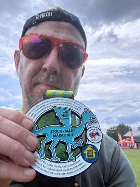 Tim Cliftonatthe Stour Valley Marathon.